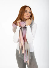 Coster Checkered Scarf Rose / Pink