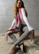 Coster Checkered Scarf Rose / Pink