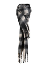 Coster Checkered Scarf Black / Off White