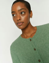 Mos Mosh Thora SS Cardigan Turf Green