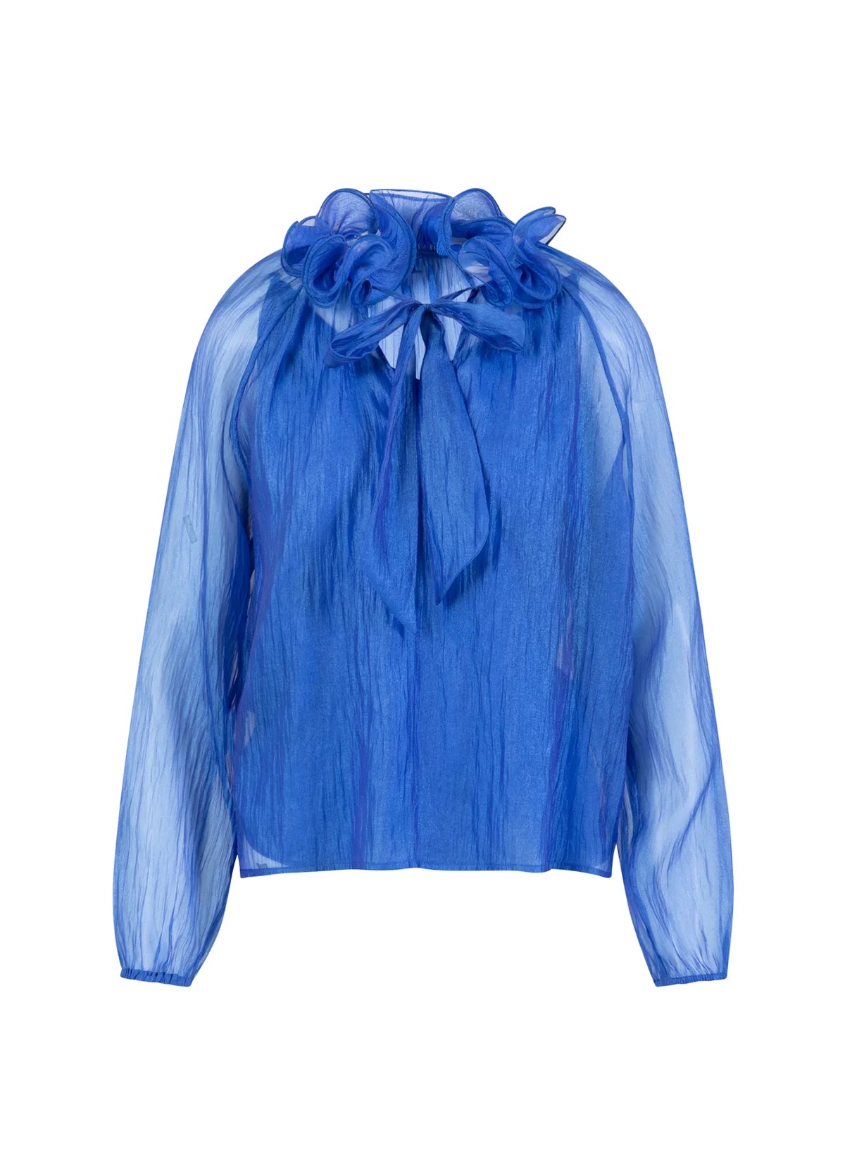 Coster Copenhagen Chiffon Blouse Rich Blue