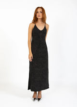 Coster Copenhagen Rhinestone Dress Black