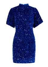 Coster Copenhagen Sequin Dress Rich Blue