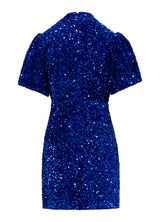 Coster Copenhagen Sequin Dress Rich Blue