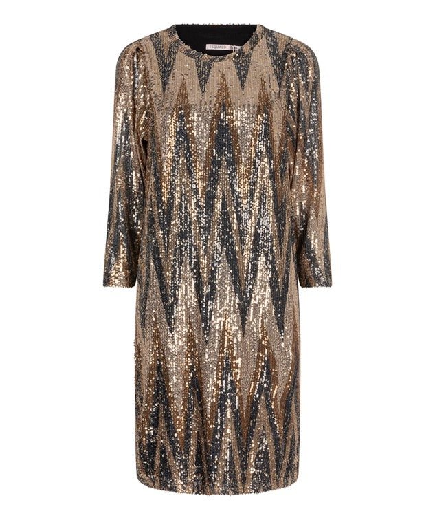 EsQualoZigZag Sequin Dress