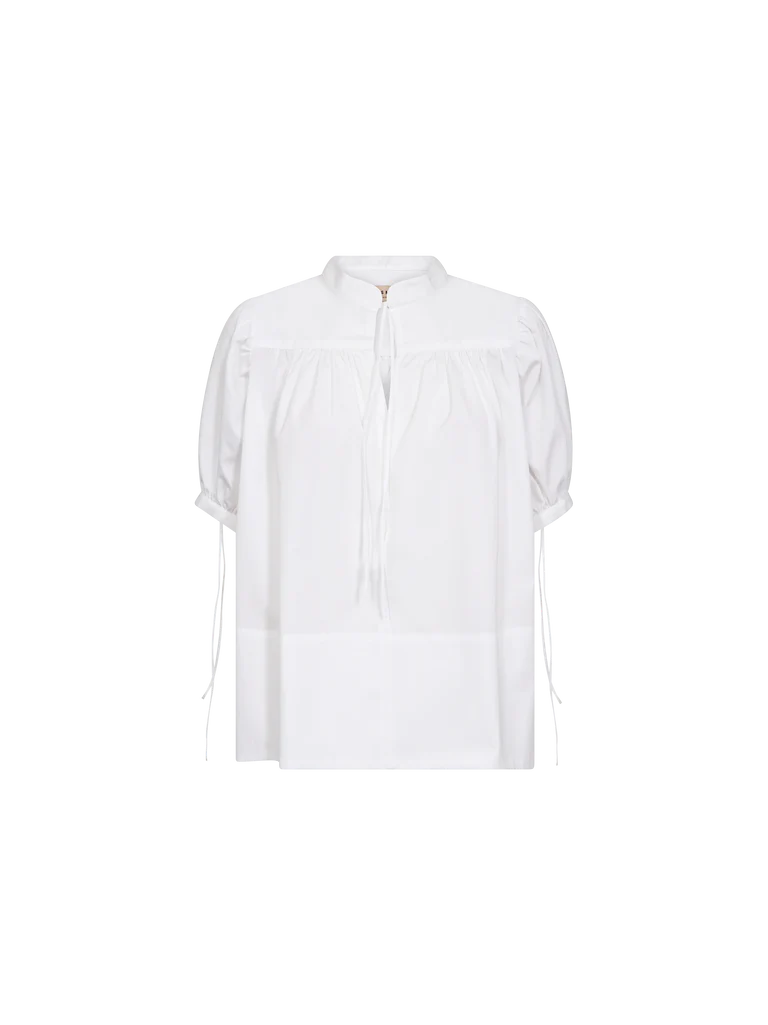 Mos Mosh Tarima Cotton Blouse White