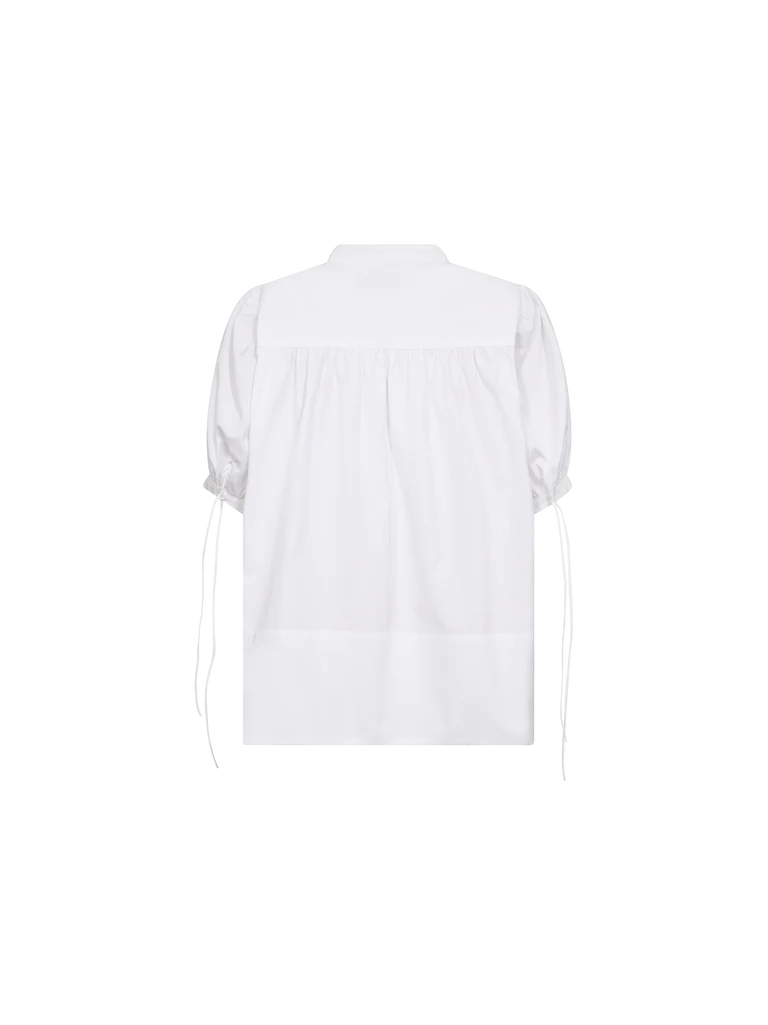 Mos Mosh Tarima Cotton Blouse White