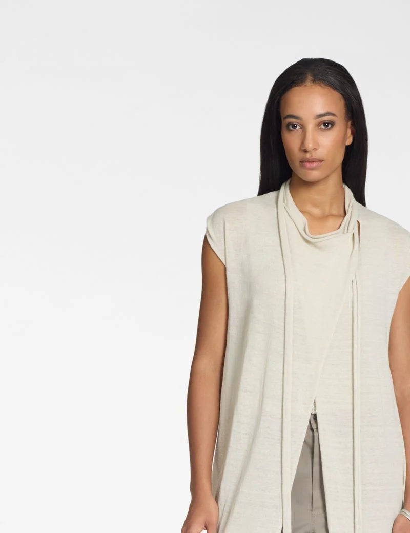 Sarah Pacini  Long Cardigan ( Colour Linen ) 11.062.25