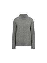 Mos Mosh Aima Cashmere Highneck Knit Sharkskin