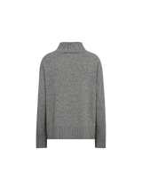 Mos Mosh Aima Cashmere Highneck Knit Sharkskin