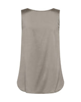 Mos Mosh Astrid Silk V -neck Mourning Dove