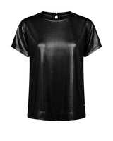 Mos Mosh Nivola Metallic Tee Black