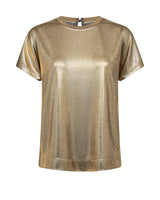 Mos Mosh Nivola Metallic Tee Gold