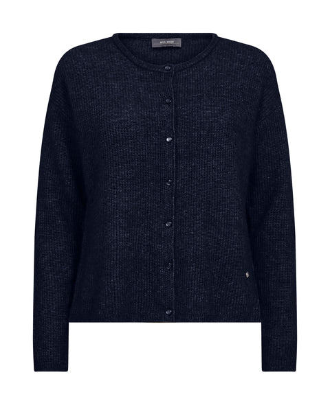 Mos Mosh Almine Knit Cardigan Salute Navy