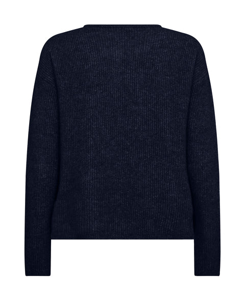 Mos Mosh Almine Knit Cardigan Salute Navy