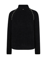 Mos Mosh Zora Bead Highneck Knit Black