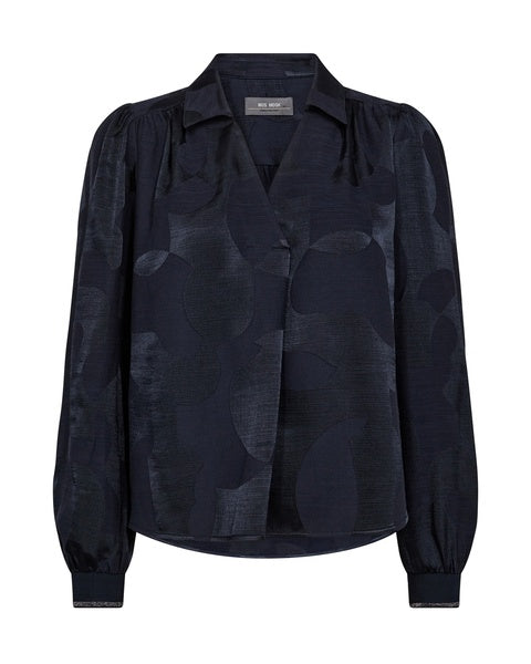 Mos Mosh Aldo Baubles Blouse Salute Navy