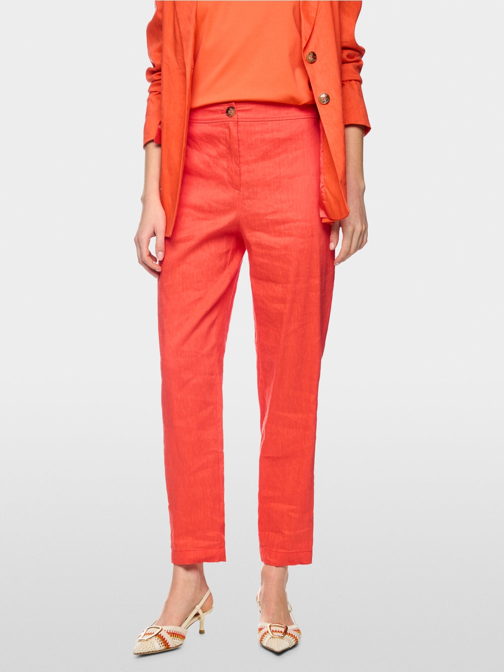 Marc Cain Collections FORDON Pants Bright Tomato AC81.80W70