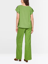 Marc Cain Collections Silk Top Hibiscus Print AC55.24J56