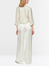 Marc Cain Collections Blouse with Knot Detail Bright Ecru AC51.43W58