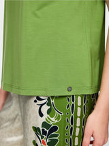 Marc Cain Collections Silk Jersey Top Garden Green AC48.44J59