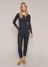 Mos Mosh Naomi Rinse Jeans Dark Blue