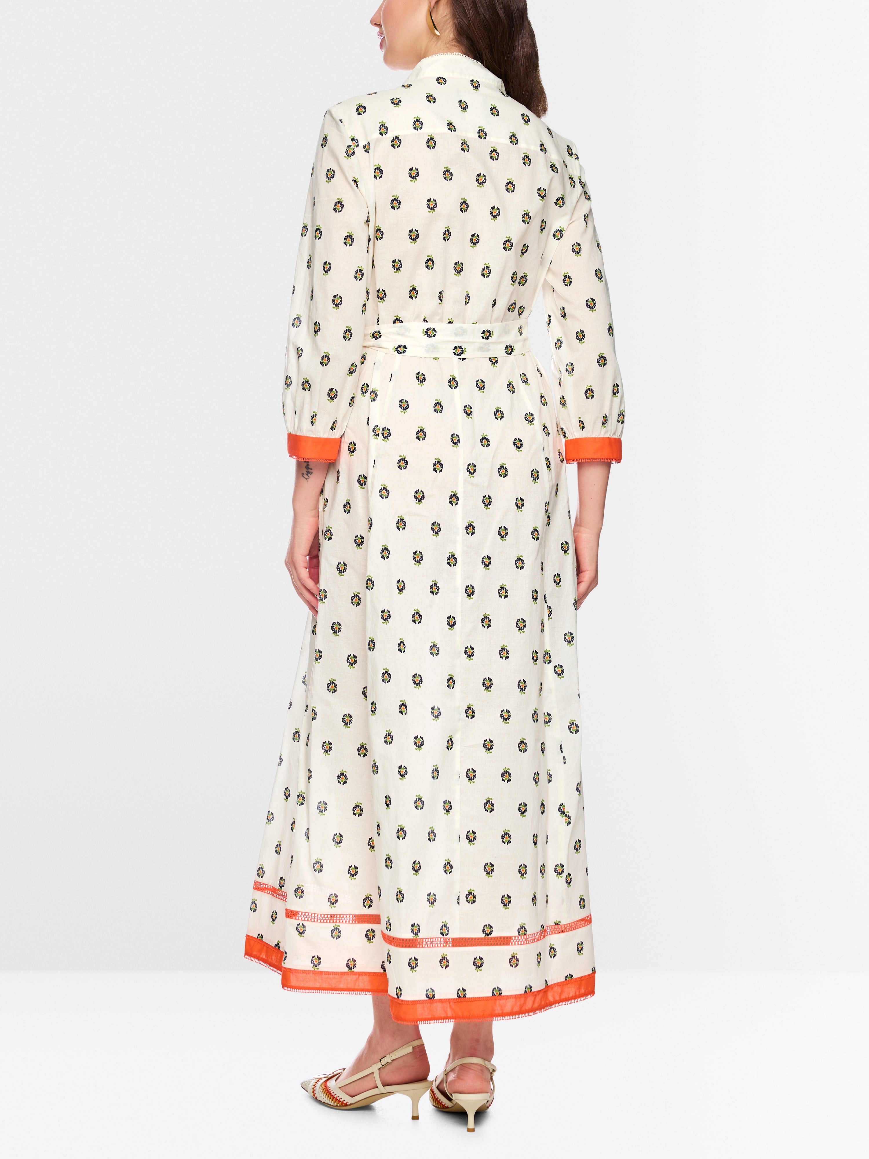 Marc Cain Collections Printed Cotton Dress AC21.46W42