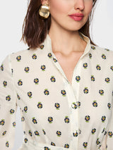 Marc Cain Collections Printed Cotton Dress AC21.46W42