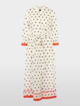 Marc Cain Collections Printed Cotton Dress AC21.46W42