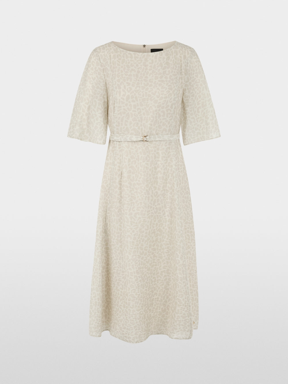 Marc Cain Collections Flowing Dress with Leopard Print AC21.32W58