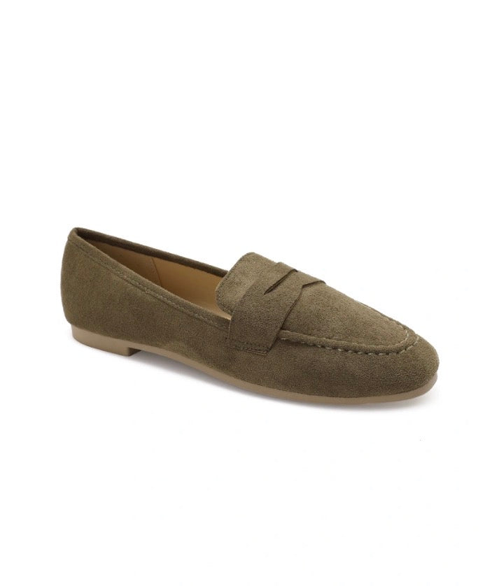 Classic Loafer Moccasins Khaki