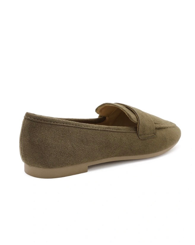 Classic Loafer Moccasins Khaki