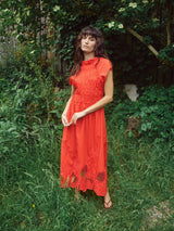 Mos Mosh Aria Mono Dress Spicy Orange