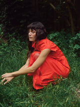 Mos Mosh Aria Mono Dress Spicy Orange