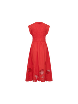 Mos Mosh Aria Mono Dress Spicy Orange