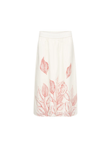 Mos Mosh Tessan Monochrome Skirt Ecru