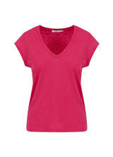 Coster Copenhagen V Neck Tee Bright Sunrise