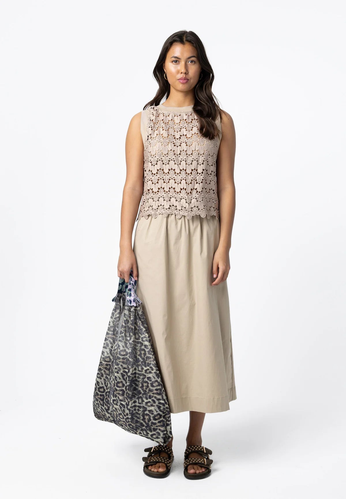 Coster Copenhagen Phoebe Long Skirt Bright Pink