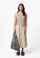 Coster Copenhagen Phoebe Long Skirt Sand