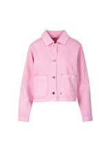 Coster Copenhagen Stretch Denim Jacket Bonbon Pink