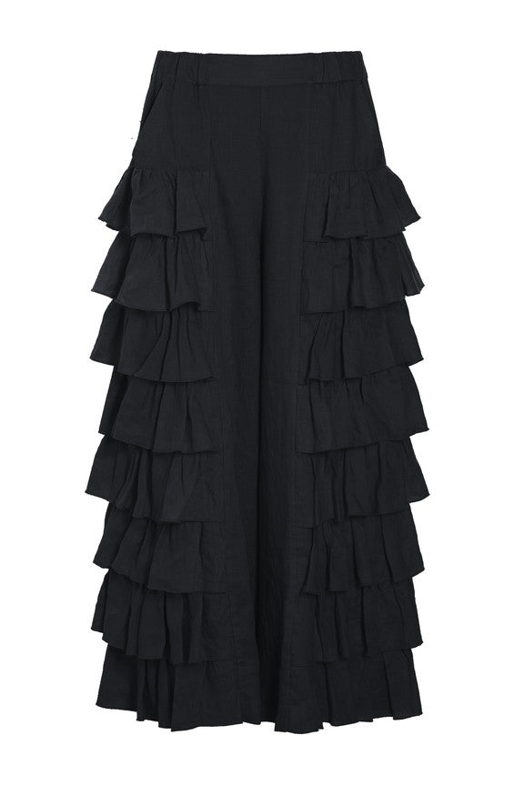 BITTE KAI RAND Pants Airy Linen Black 15195