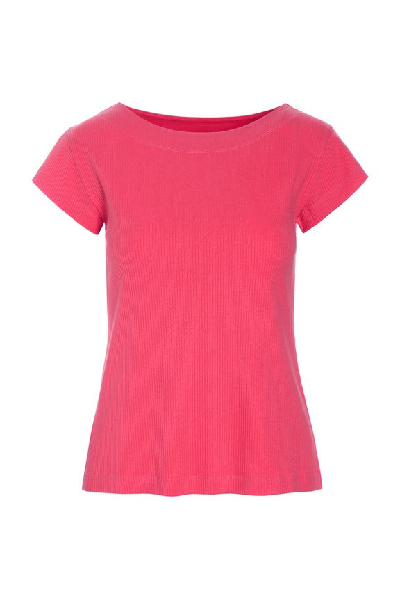 BITTE KAI RAND Blouse Naibu Rib Tee Rhododendron 15243