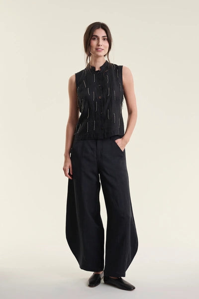 BITTE KAI RAND Pants Sukosu Black 15210