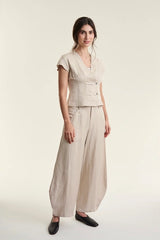 BITTE KAI RAND Blouse Sukosu Sand 15206