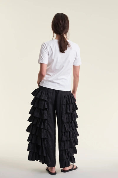 BITTE KAI RAND Pants Airy Linen Black 15195