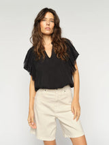 Mos Mosh Bati Len Shorts Ecru