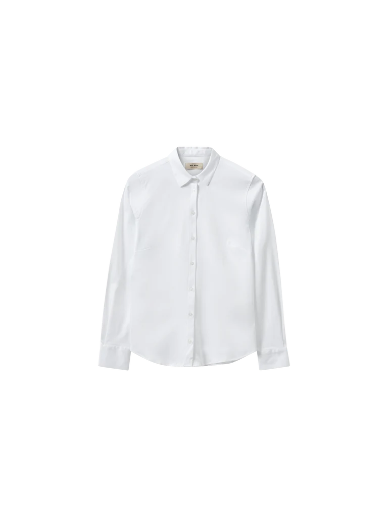 Mos Mosh Tina Stretch Jersey Shirt White