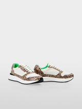 Marc Cain Sports Sneakers with Leopard Print