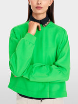 Marc Cain Sports Kimono Style Sweatshirt Dark Apple Green