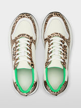 Marc Cain Sports Sneakers with Leopard Print